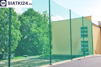 Siatki Lidzbark Warmiński - Piłkochwyty na boisko piłkarskie - piłka nożna dla terenów Lidzbarka Warmińskiego