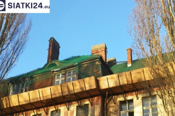 Siatki Lidzbark Warmiński - Siatki zabezpieczające stare dachówki na dachach dla terenów Lidzbarka Warmińskiego